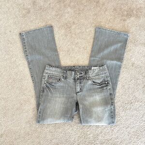 Tommy Hilfiger Y2K Grey Low Waisted Bootcut Jeans